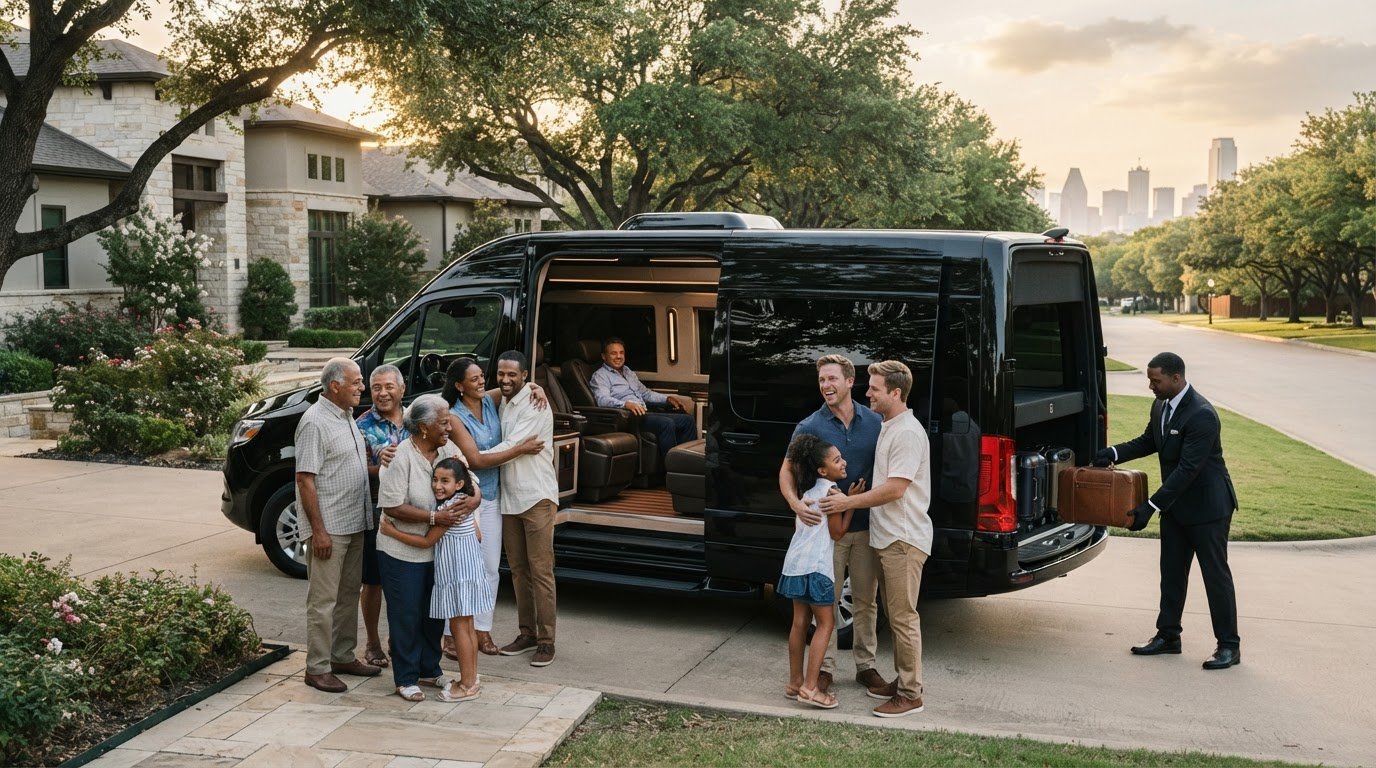 Irving Family Reunion: Luxury Van Booking Guide